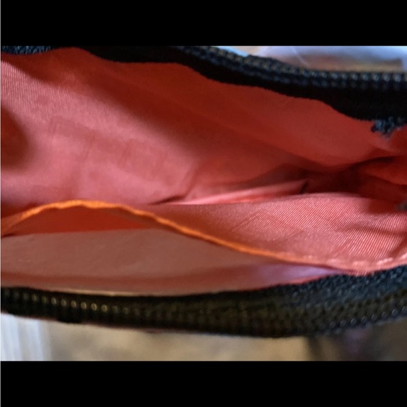 Set of 2 Vera Bradley zip ID wallets- “Tangerine Twist” & “Toucan Party”Black - Picture 4 of 9